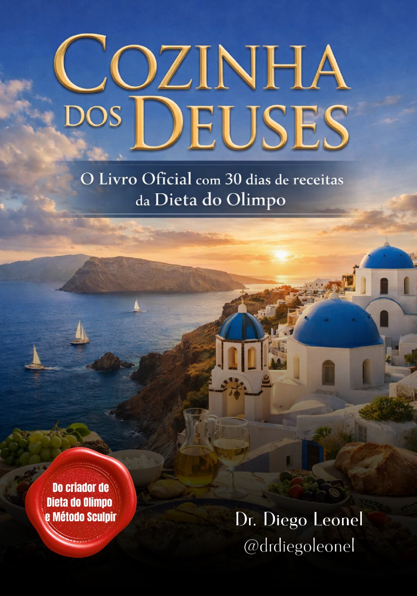 Capa do livro Cozinha dos Deuses
